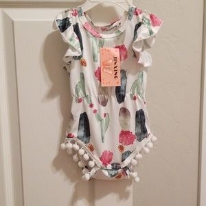 Cactus flower onesie